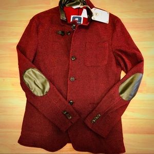 Men’s Coat RNT23 in Wine Red XXL But Runs Small